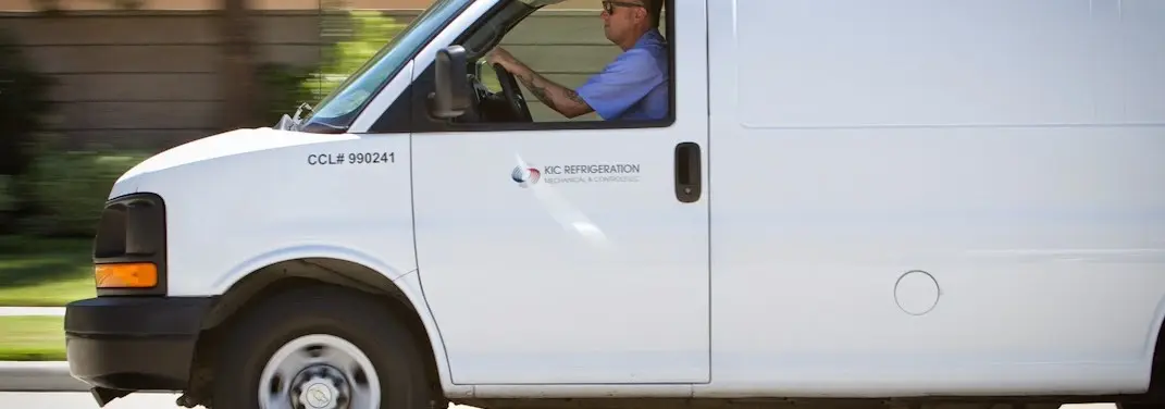 KIC Refrigeration service vehicle serving Salem area